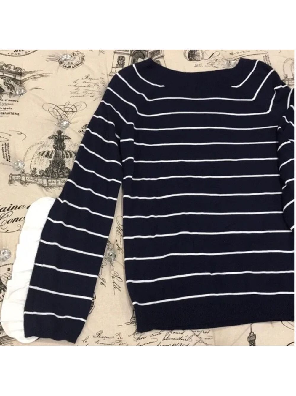 Chelsea28 Ruffle Sleeve Sweater - Picture 4 of 5